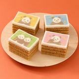 【カタヌキヤ】上野パンダファミリー ハッピーハートバウム(メープル味)