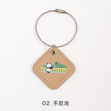 yoko×上野案内所 上野ComeComePanda エコレザーキーホルダー