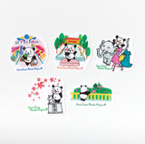 yoko×上野案内所 上野ComeComePanda フレークシール