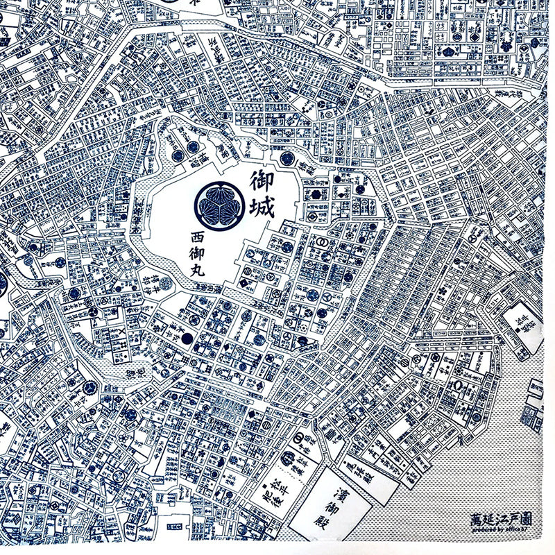 江戸古地図』バンダナ – 江戸東京一
