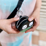 上野パンダファミリー ポーチ付ショルダーストラップ