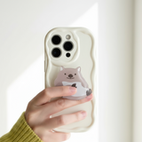 すなやますなこ スマホグリップ「だっこウォンバット」