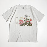 通油町Tシャツ「画本虫撰 蝶・蜻蛉」 (白)