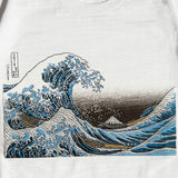 通油町Tシャツ「神奈川沖浪裏」 (白)