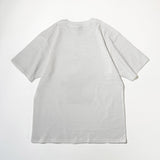 通油町Tシャツ「ポッピンを吹く女」 (白)