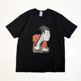 通油町Tシャツ「三代目大谷鬼次の江戸兵衛」 (黒)