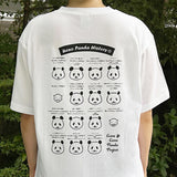上野パンダヒストリー Tシャツ (ホワイト)