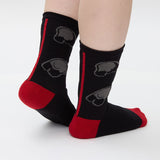 上野パンダファミリーソックス 2足組2024冬(BK/GR ST)