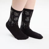 上野パンダファミリーソックス 2足組2024冬(RD/BKST)