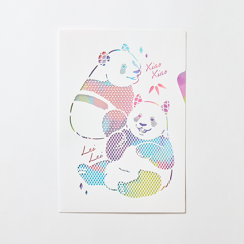 上野動物園 文具セットパンダ & ダブルポケットファイル シャオシャオ・レイレイ 商品詳細ページ