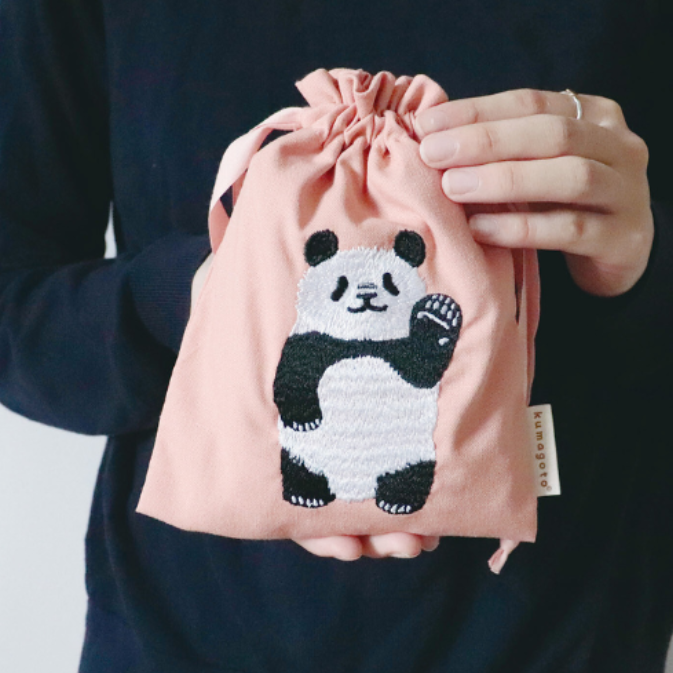 kumagoto 巾着 （パンダ） – 江戸東京一