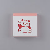 【天白製本紙工】 カラフルパンダメモ「ハイ!パンダ」