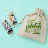 パンダ豆板ミニ巾着(6枚入)