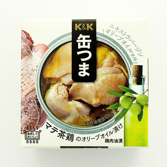 国分】缶つま マテ茶鶏のオリーブオイル漬け – 江戸東京一