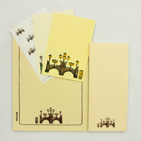 有便堂】日本橋便箋セットシール入り – 江戸東京一