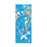 上野パンダファミリーツリー てぬぐい