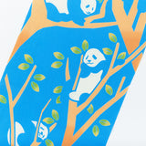 上野パンダファミリーツリー てぬぐい