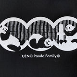 上野パンダファミリー ファスナー付トートバッグ