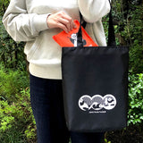 上野パンダファミリー ファスナー付トートバッグ