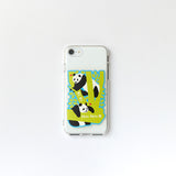 上野パンダファミリー ツリーステッカー