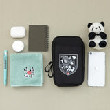 上野パンダファミリー スマホショルダー