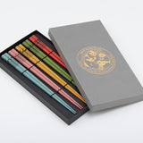 上野パンダファミリー ハレ箸セット(5膳)