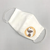 上野パンダファミリー コットンマスク OR (ホワイト)