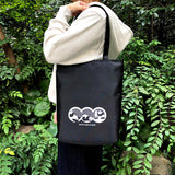 上野パンダファミリー ファスナー付トートバッグ