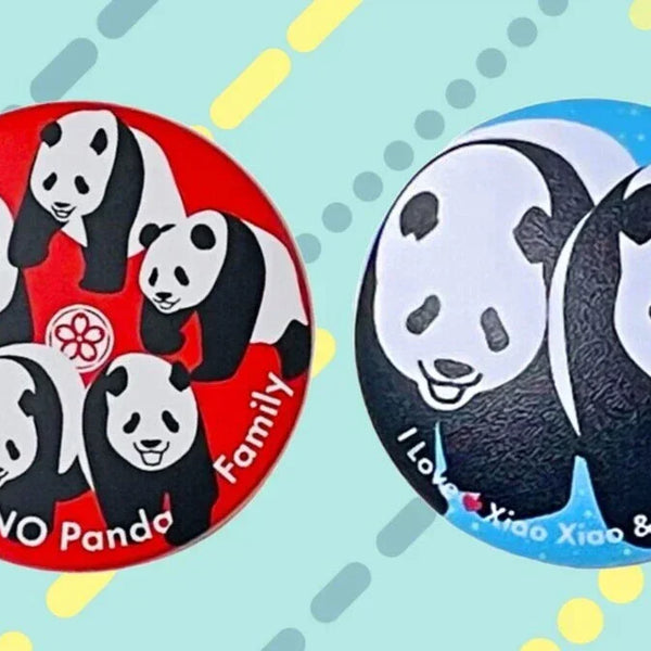 🐼思い出がいっぱい！上野パンダファミリーの缶バッジ発売のお知らせ