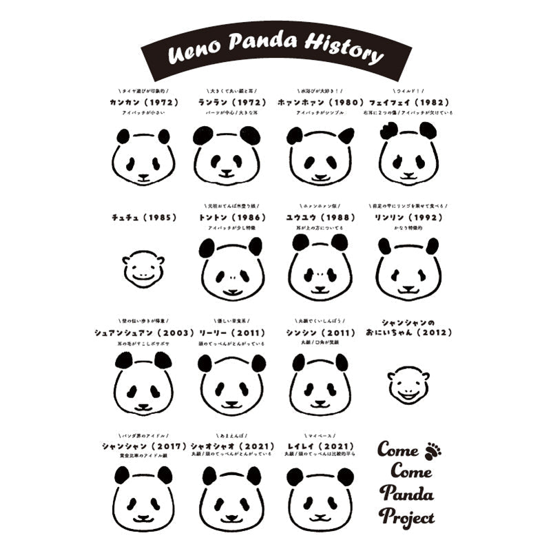 🐼すなやますなこさんデザインのパンダグッズ発売のお知らせ🐼 – 江戸