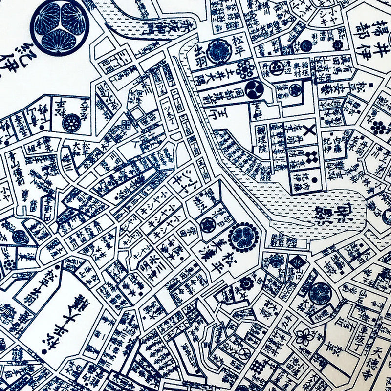 『江戸古地図』バンダナ