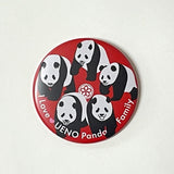 上野パンダファミリー ずっと大好き！缶バッジ