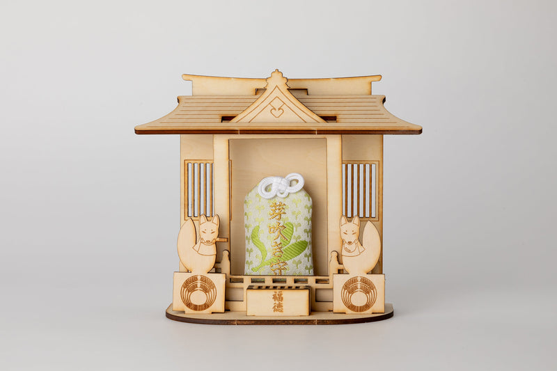 Fukutoku Mebuki miniature Shinto shrine