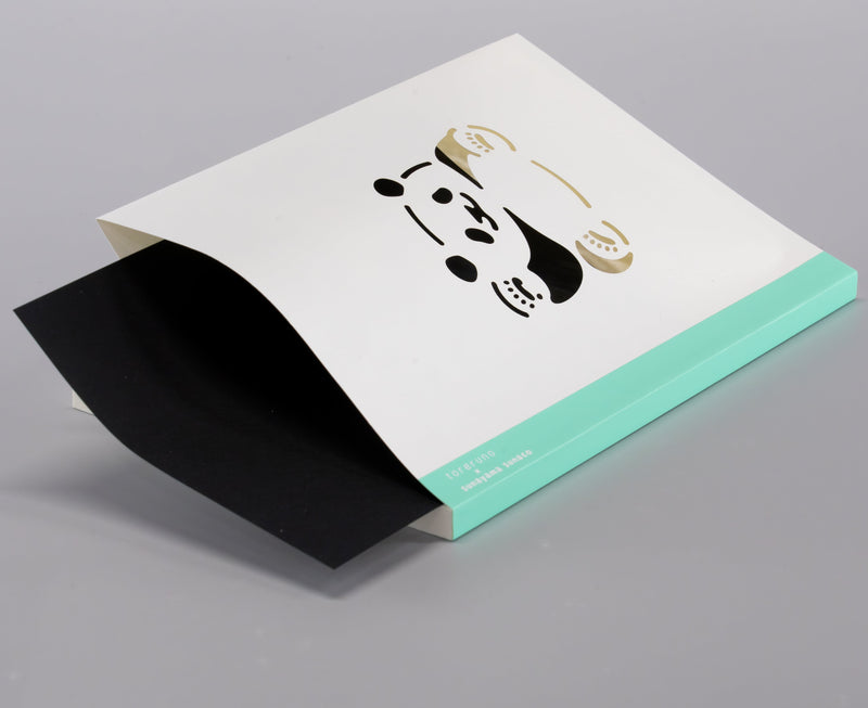 【天白製本紙工】　toreruno panda「ハイ！パンダ」