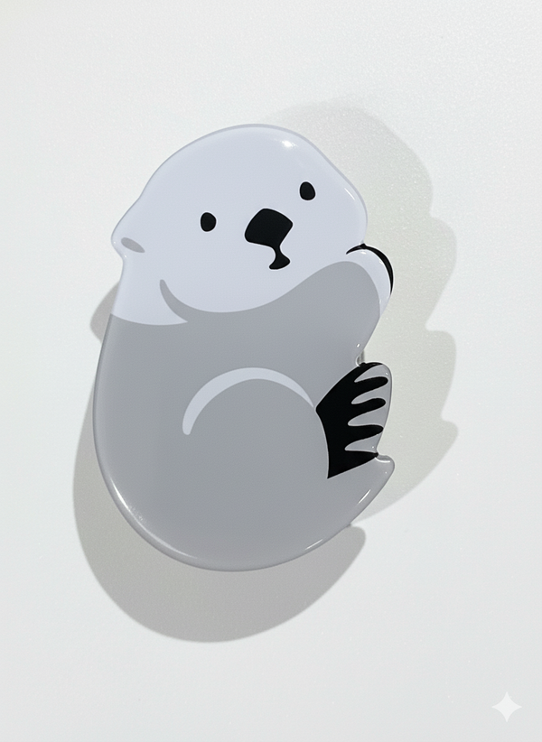 すなやますなこ スマホグリップ「だっこラッコ」