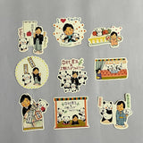 中村莟玉×yoko ダイカットステッカー