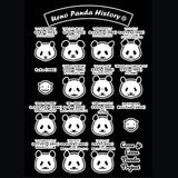 上野パンダヒストリー Tシャツ （ブラック）