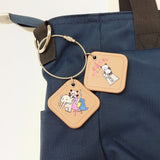 yoko×上野案内所　上野ComeComePanda エコレザーキーホルダー