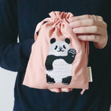 kumagoto 巾着　（パンダ）