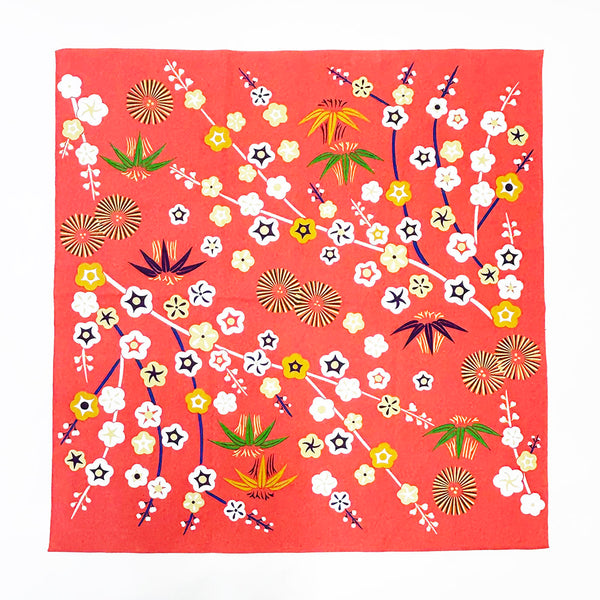 【竺仙】風呂敷　金霞