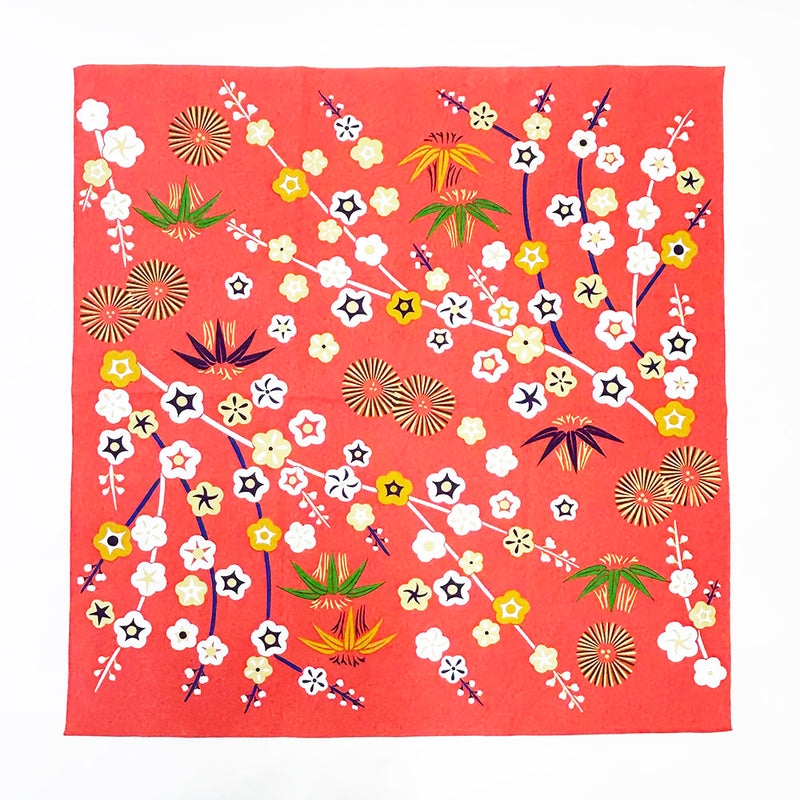 【竺仙】風呂敷　金霞