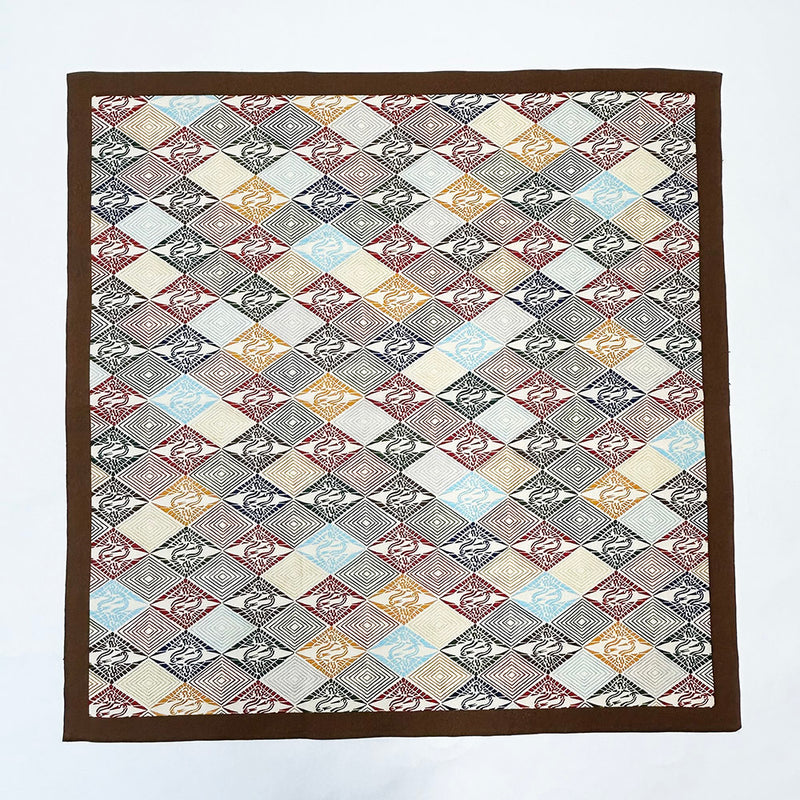 【竺仙】風呂敷　向鶴菱