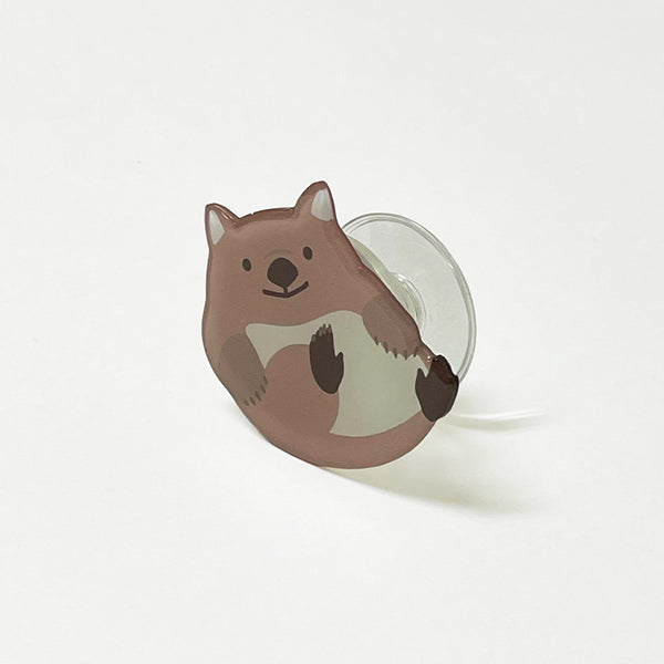 すなやますなこ スマホグリップ「だっこウォンバット」