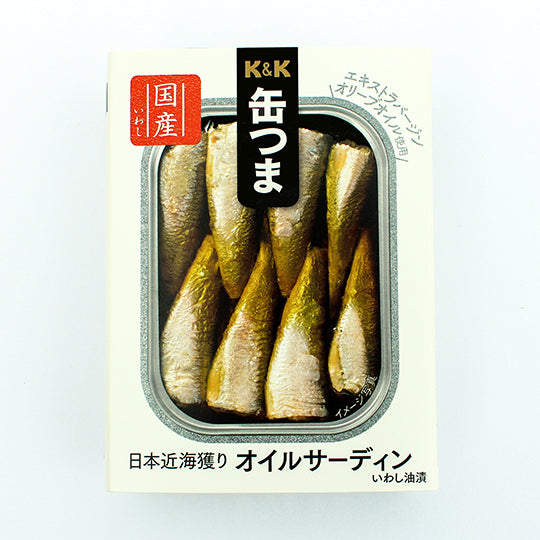 【国分】缶つま　日本近海獲り　オイルサーディン